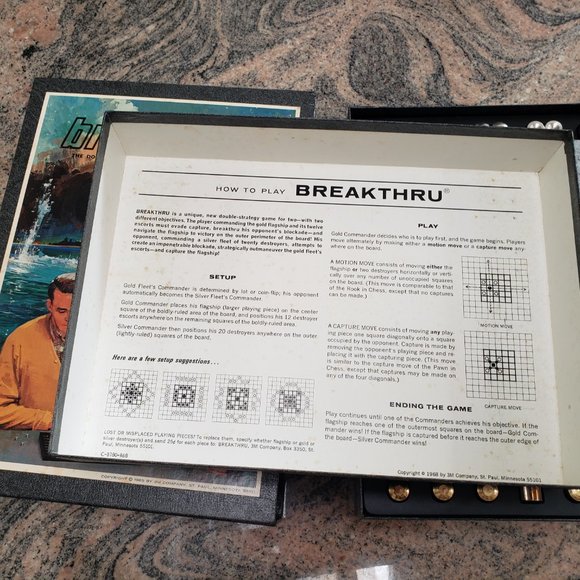 [GREAT Condition] Vintage 1965 "Foil" COMPLETE 3M Bookshelf Game - Picture 6 of 6